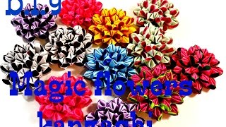 Волшебные цветы канзаши из ленты 2.5 см/Magic Fowers Kanzashi