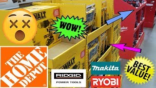 Dewalt Milwaukee Makita Box Sets!|Shopping at Home Depot