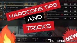 BEST HARDCORE TIPS AND TRICKS BO4