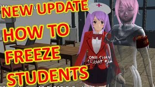[School Girls Simulator] UPDATE!! HOW TO FREEZE PEOPLE + MANY MORE