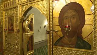 Патриарх Кирилл и С.С. Собянин ознакомились с ходом реставрационных работ в Новоспасском монастыре