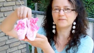 Babyschuhe in Rosa stricken