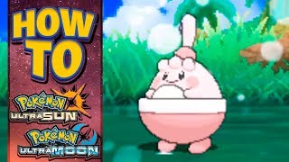 HOW TO GET Happiny in Pokemon Ultra Sun and Moon