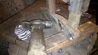 как сделать листок из металла для ковки