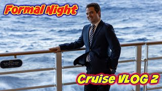 Palo Dinner for the 1st time! Racing Vegtables | Disney Fantasy | Cruise VLOG Day 2