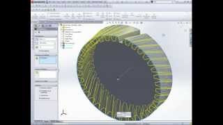 Helical Gear Creation in SolidWorks 2012