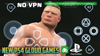 New PS4 Gloud Games || Play Unlimited at 28kbps without VPN || PS4 Controller buttons ||