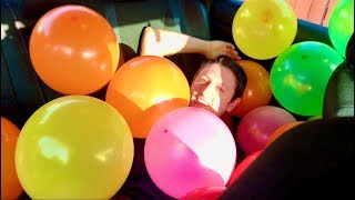I FILLED MY HUSBANDS CAR WITH BALLOONS!!?| Birthday Vlog