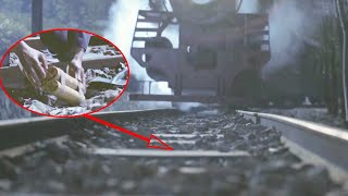 國軍連夜在鐵路上埋地雷，日軍毫不知情，175名精銳坐上了死亡列車！ ️ 抗日