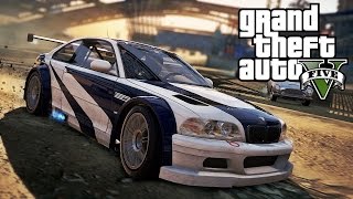 GTA 5 - Как появилась BMW M3 E46 GTR  в Need For Speed: Most Wanted