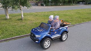 Покатушки на электромобиле Ford Ranger 2018 г.в. #детскийэлектромобиль #детскийавто #электромобиль