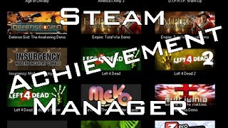 Как получить \ убрать все достижения в Steam