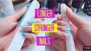 Longer and Stronger Nails | HOW TO  | Michelle M