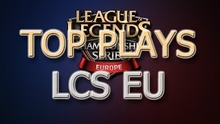 Top plays: xPeke (Gragas) nice kill mid on ahri - LCS EU 2014 W1D2