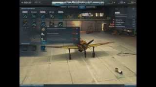 World Of Warplanes. Интерфейс Ангара.
