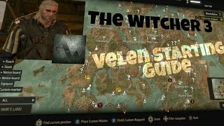 The Witcher 3: Lvl 3 - 5 Velen Starting Guide - Beginner's Guide Ep. 2 - Death March Gameplay