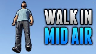 GTA 5 Glitches - WALK IN MID AIR GLITCH - Sky Walk Glitch on GTA 5 Online "GTA 5 Glitches"