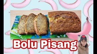 Cara Mudah Membuat Bolu Pisang Anti Gagal, NO MIXER, Bisa di Kukus dan di Oven
