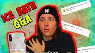 ICE BATH Q&A (I answer YOUR questions..) #exposingmyself