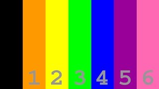 Numbers from 0 to 1,000,000 with colors [flashing images]