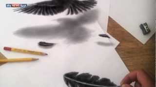 طريقة فنية للرسم ثلاثية الأبعاد