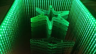 бесконечное зеркало своими руками infinity mirror (sonlugu olmayan 3d lled guzgu) (Samir Usta)