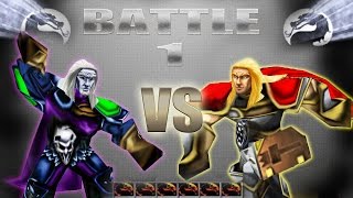 Люди против Нежити в Warcraft 3