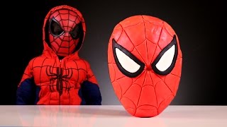 Giant Spider-Man Surprise Egg made of Play Doh​​​ Toys