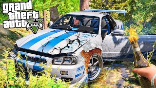 Gta 5: нашли в лесу заброшенный скайлайн о'коннера!