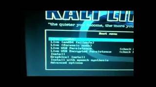 Cara instal kali linux portable via usb