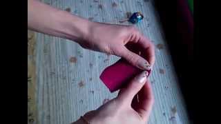 БУТОНЫ РОЗ из гофрированной бумаги и конфет