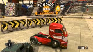 Carmageddon Reincarnation - Carmodgeddon gameplay (Abba Cab / Single Player / Custom OST)