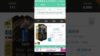 45K squad builder with IF 84 Kostic fifa 18