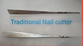 primitive technology- a traditional NAIL CUTTER KNIFE ? ? ?