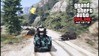 GTAO Heist: Pacific Standard Setup No.4 | Convoy (Half-track)