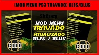 ☿MOD MENU PS3 TRAVADO (SEM BANIMENTO ) INSTALAÇÃO COMPLETA + LINK ( BLUS E BLES) V6.3 V3.5