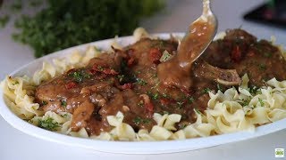 Slow Cooker Smothered Pork Chops