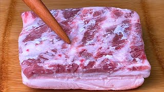 【小穎美食】不管解凍什麼肉，切記不要直接用水泡，教你一招，5分鐘解凍好