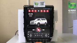 Обзор магнитолы в стиле ТЕСЛА на Андроиде IQ NAVI T54-2921TS Toyota LC200 (2015+) 12,1" TESLA STYLE