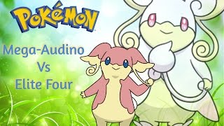 Roblox Project Pokemon - Mega-Audino Beating The Elite Four // Solo Sweep #2