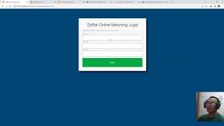 Belajar styling dengan CSS untuk membuat halaman depan Sistem Pendafatarn Event Online ini lebih jos