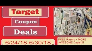 Target Couponing Deals- 6/24/18-6/30/18- FREE Razors + MORE HOT DEALS!!!