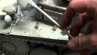 1/6th scale German Panzer II Ausf. B project video #5 part 2 of 3 (Fender, and tool post mods)