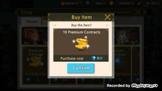 Crusaders Quest 50 contracts! Luck is with me this time!