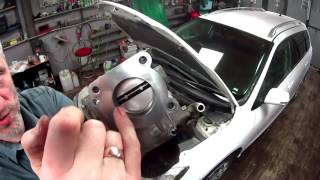 Чистим + обучаем электронную заслонку Toyota Fielder