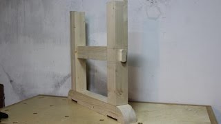 Как сделать сквозной паз (проушину) для столярного соединения. How to make a through mortise.