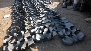 как и из чего сделать обувь своими руками покрышек. Выжить в кризис. - сандалии из автомобильных