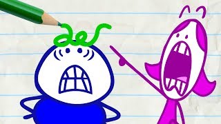 Slimy Insects Bug Pencilmate! -in- Pencilmation BUGGING BUGS Compilation - Cartoons