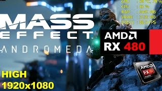 RX 480 | Mass Effect Andromeda - 1080p - Optimal Settings