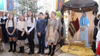 (Birth of Jesus) Колядка "Наш Ісус-мале дитя..." Зарічанський вертеп 08.01.2017р.